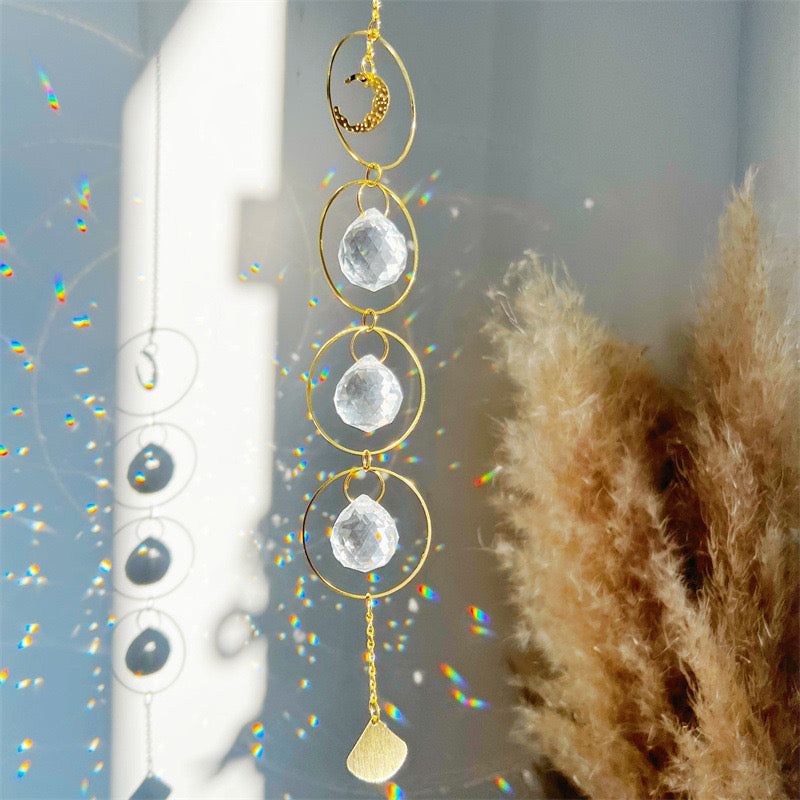 Crystal Sun Catcher Wind Chime Rainbow Maker Decoration