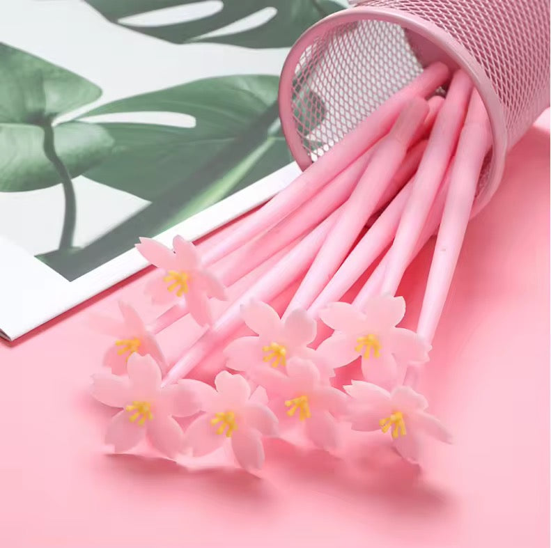 Kawaii Floral Gel Pen