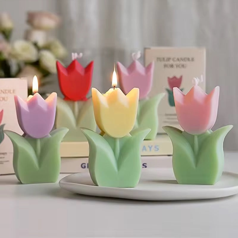 Tulip Shape Scented Candle