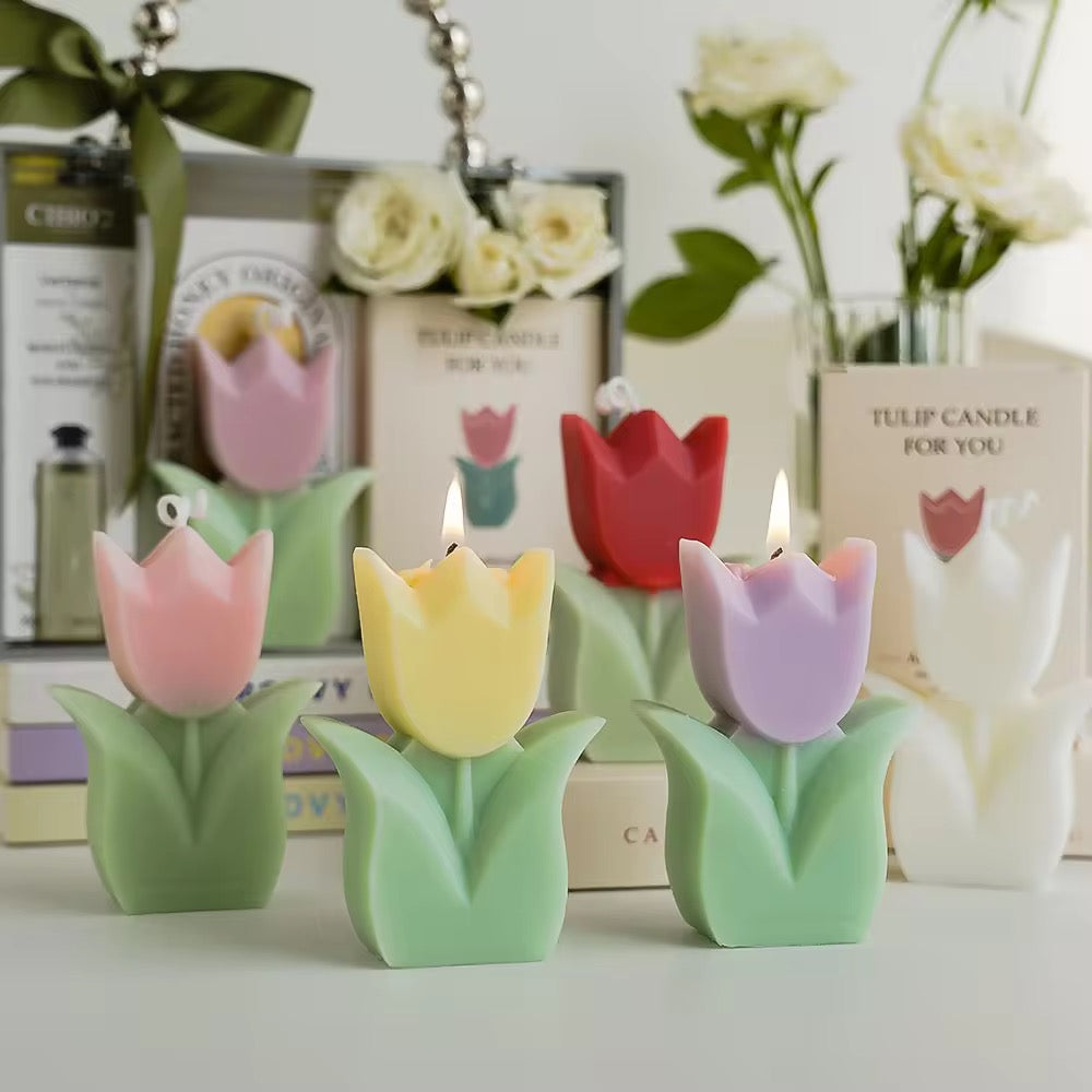 Tulip Shape Scented Candle