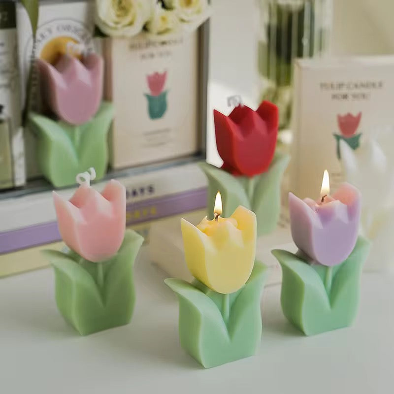 Tulip Shape Scented Candle