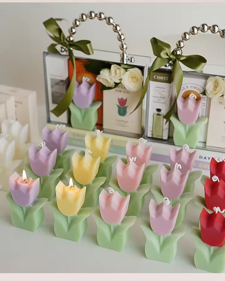 Tulip Shape Scented Candle