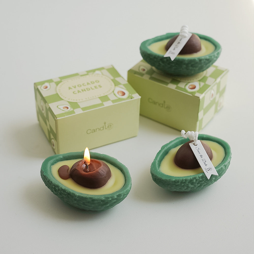 Avocado Shape Scented Candle