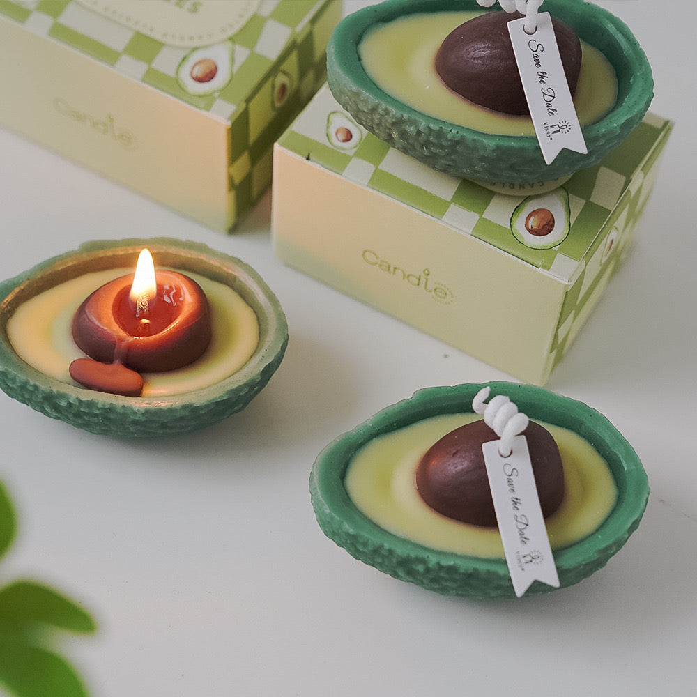 Avocado Shape Scented Candle