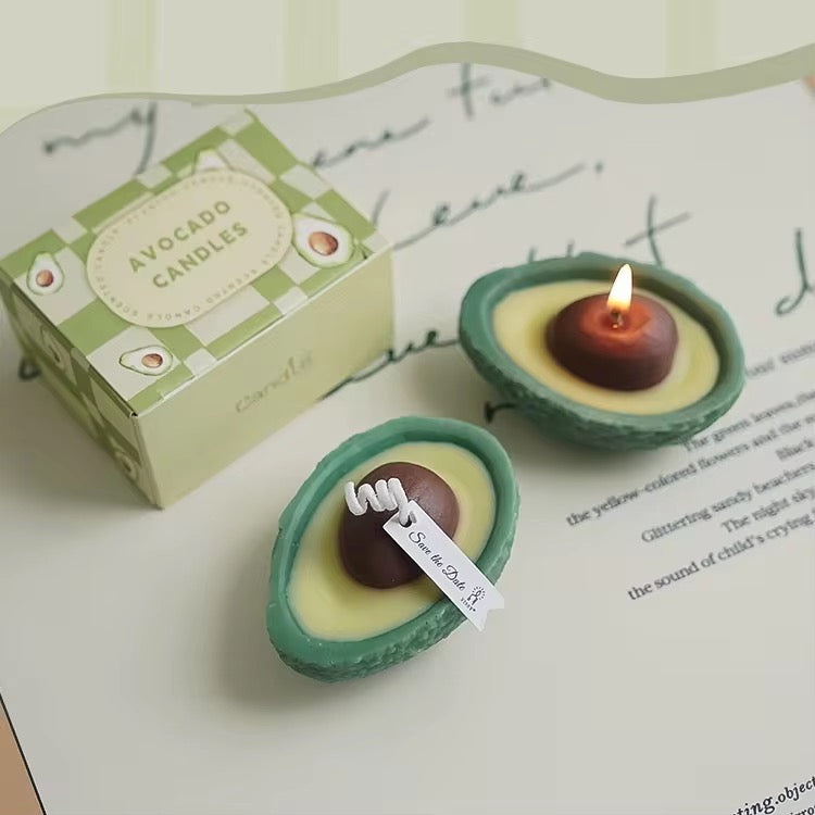 Avocado Shape Scented Candle