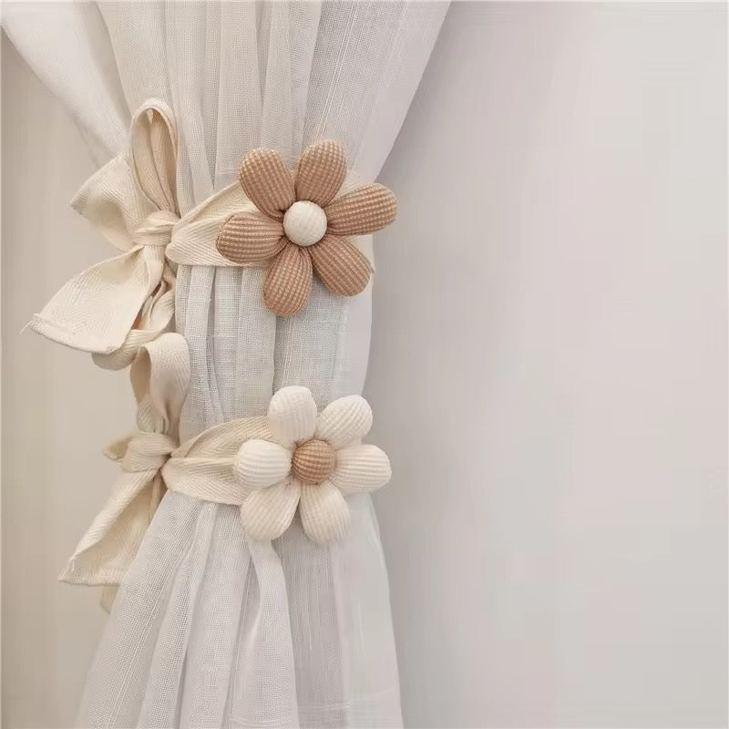 1pc Kawaii Flower Curtain Tie