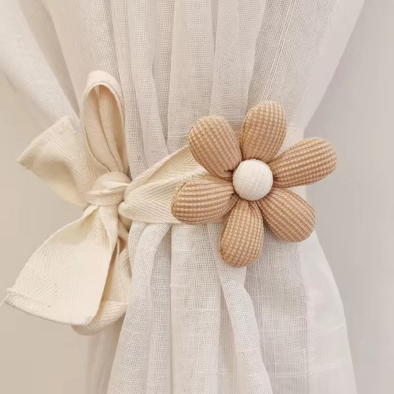 1pc Kawaii Flower Curtain Tie