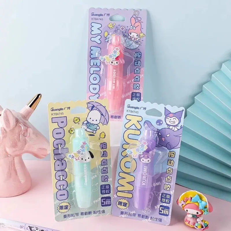 Cute Pastel Cartoon Correction Tape Smooth 5m Tape Roller for School, Notes & Journaling Sparkels  Sparkels