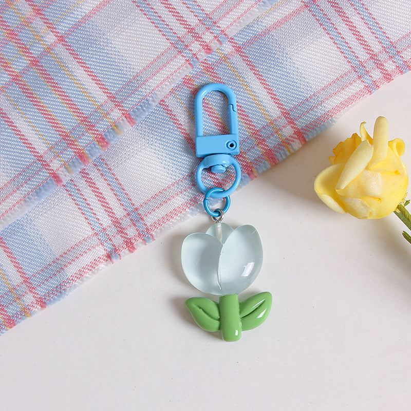 Kawaii Cute Flower Keychain