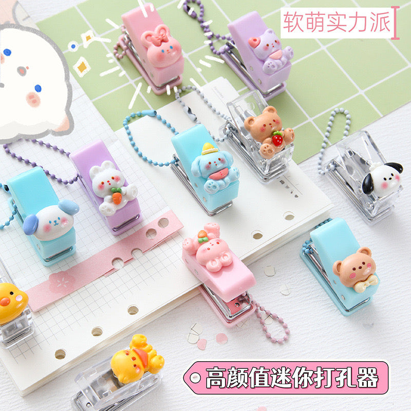 Kawaii Mini Cute Cartoon Paper Hole Cutter