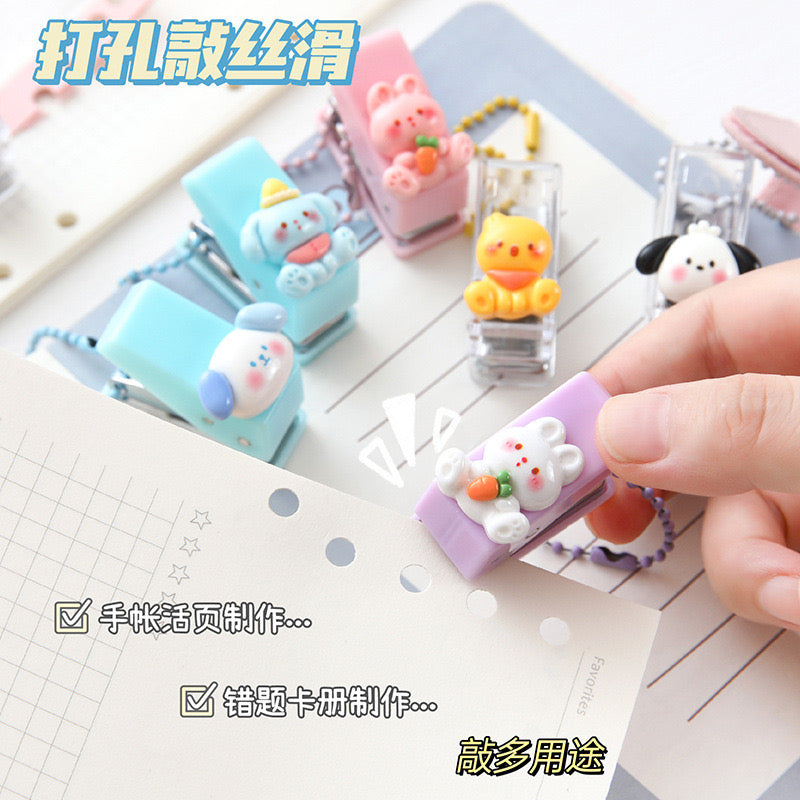 Kawaii Mini Cute Cartoon Paper Hole Cutter