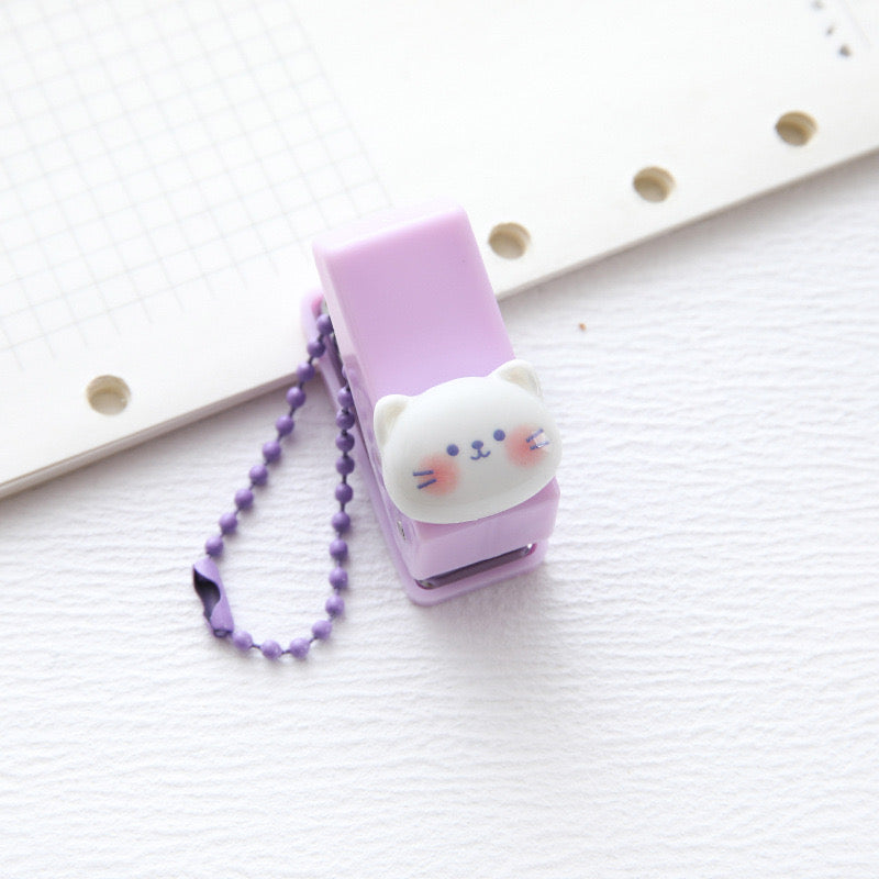 Kawaii Mini Cute Cartoon Paper Hole Cutter