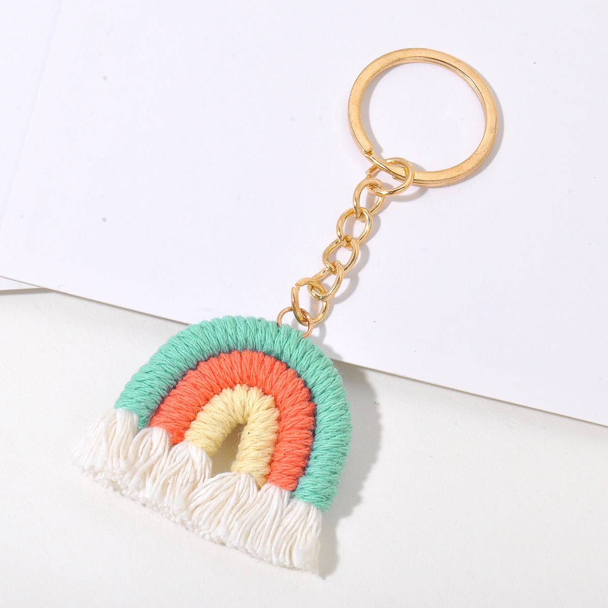 Handmade Kawaii Rainbow Keychain