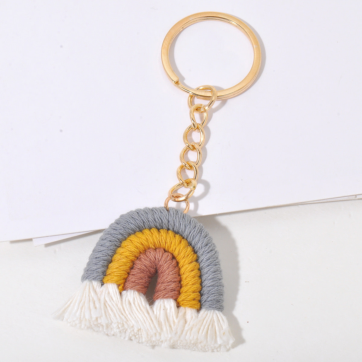 Handmade Kawaii Rainbow Keychain