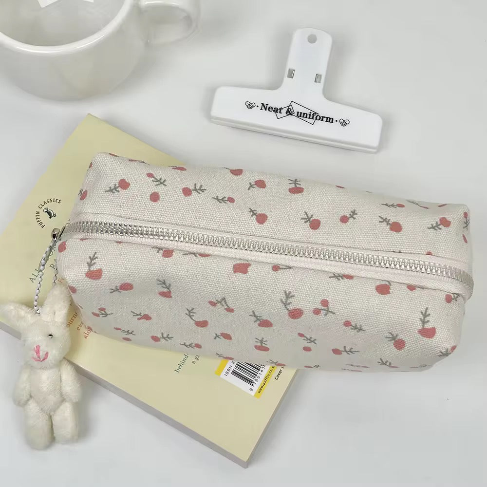 Kawaii Floral Pencil Case