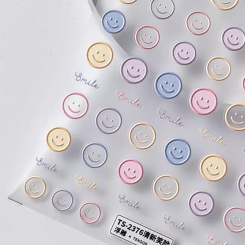 Multipurpose Smiley Sticker Sheet