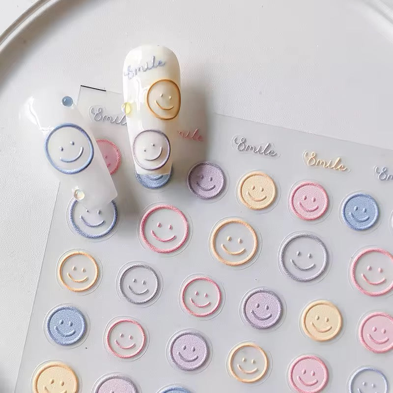 Multipurpose Smiley Sticker Sheet