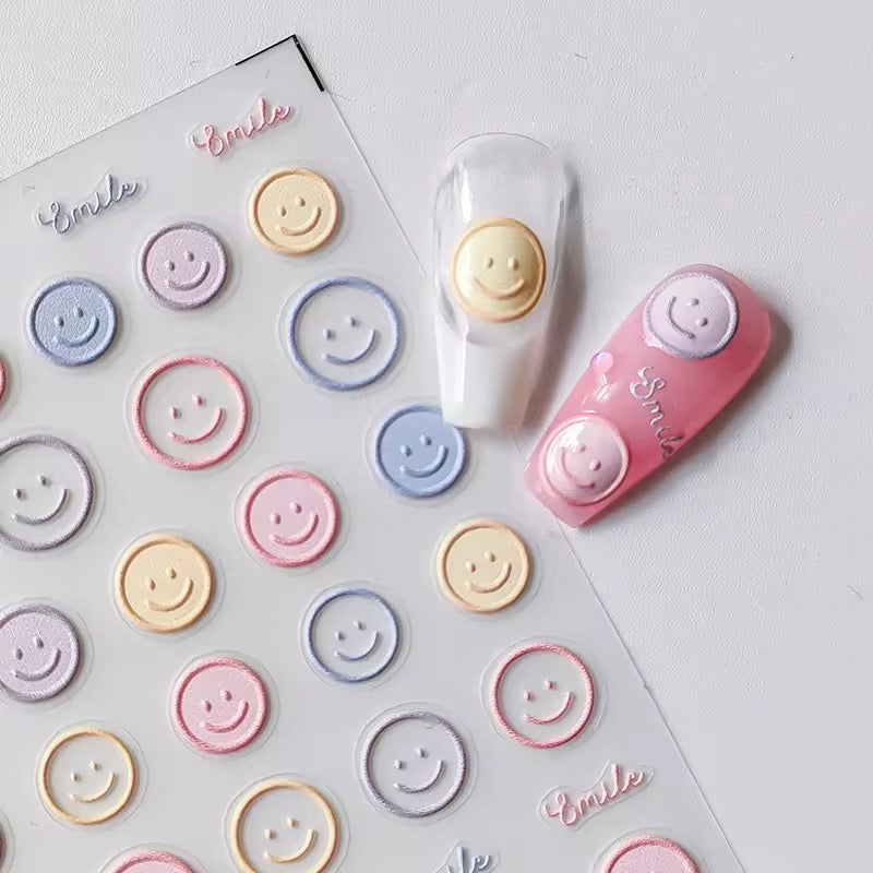 Multipurpose Smiley Sticker Sheet