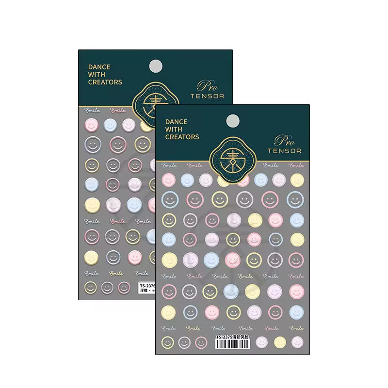 Multipurpose Smiley Sticker Sheet