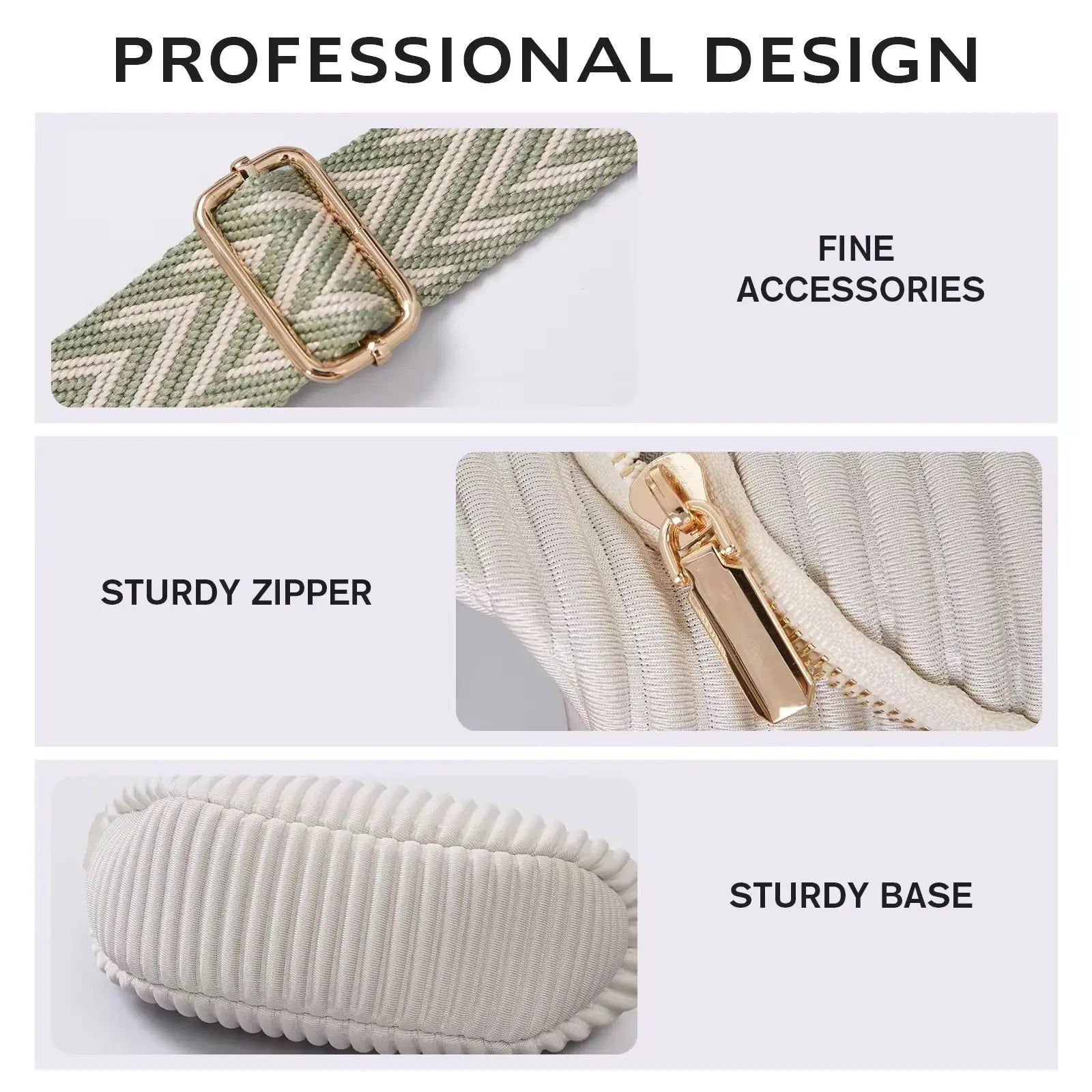 Women’s Pleated Crescent Crossbody Shoulder Bag Lightweight Fashion Sling Bag with Adjustable Strap Sparkels  Sparkels