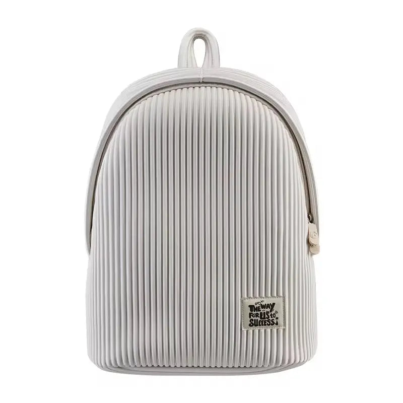 Minimalist Pleated Backpack for Women Lightweight Fashion Travel & Casual Daypack Sparkels  Sparkels