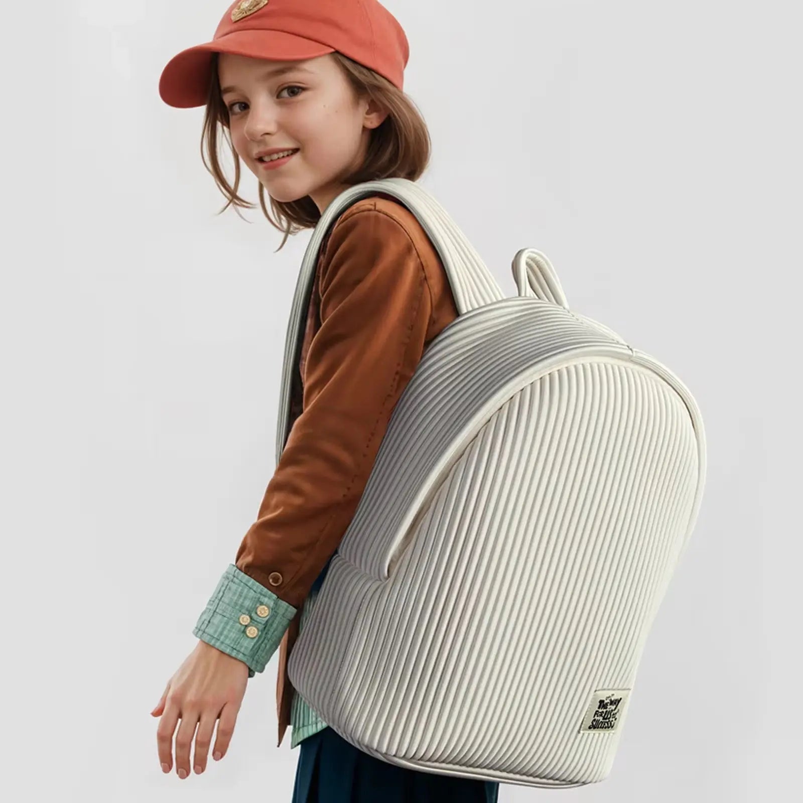 Minimalist Pleated Backpack for Women Lightweight Fashion Travel & Casual Daypack Sparkels  Sparkels