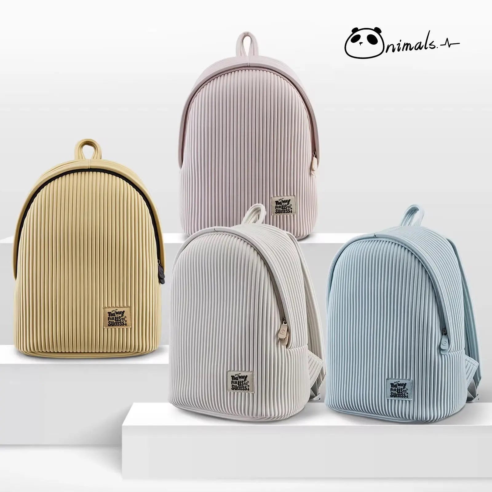 Minimalist Pleated Backpack for Women Lightweight Fashion Travel & Casual Daypack Sparkels  Sparkels