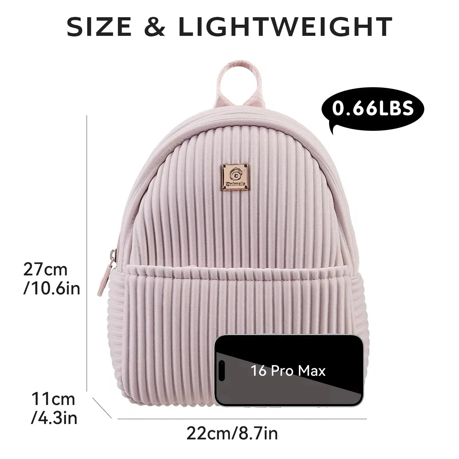 Premium Pleated Velvet Mini Backpack Lightweight Fashion Travel & Casual Daypack for Women Sparkels  Sparkels