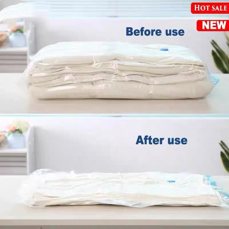 5-Piece Vacuum Storage Bags Set with Hand Pump