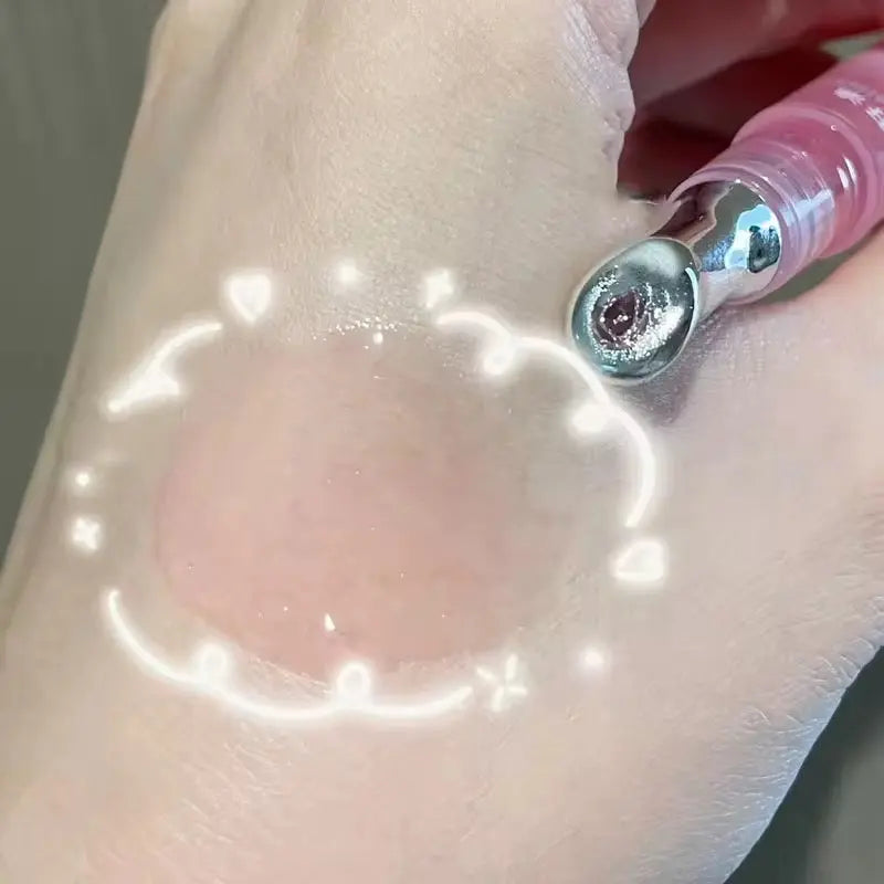 Peach Lip Essence Oil Hydrating Lip Glow & Plumping Nourishing Gloss Moisturizing Lip Care Treatment Sparkels  Sparkels