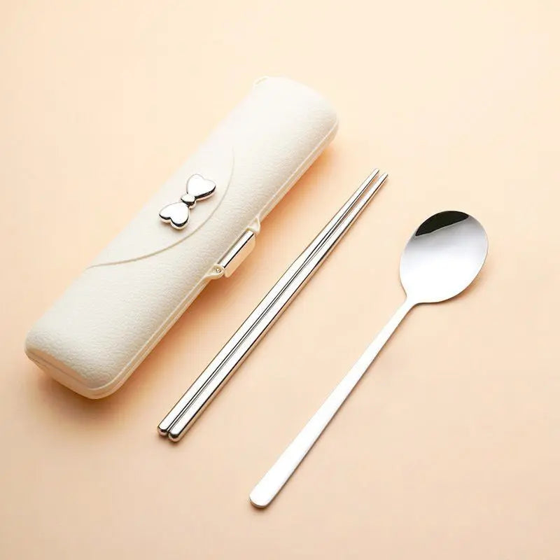 Portable Bowknot Travel Cutlery Set Sparkels  Sparkels