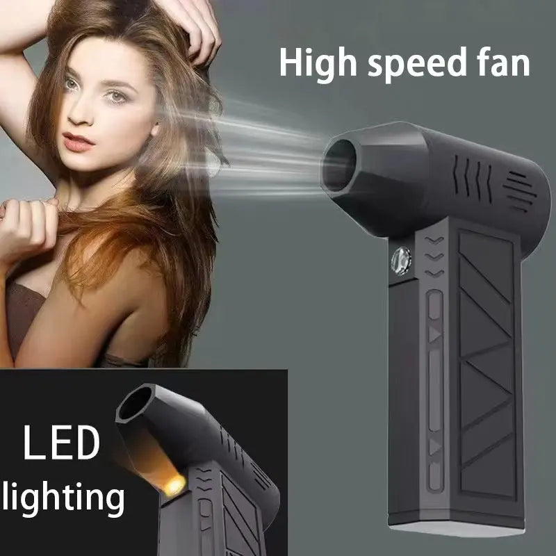 Rechargeable Mini Jet Turbo Fan 3 Speed Adjustable