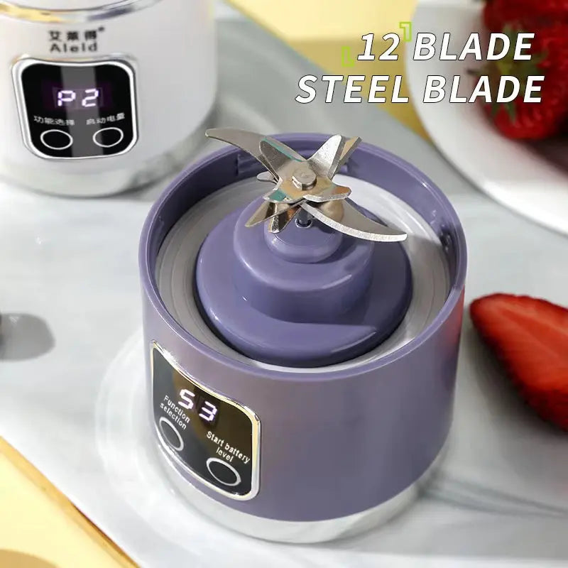 450ml Portable Rechargeable Blender & Ice Crusher Bottle