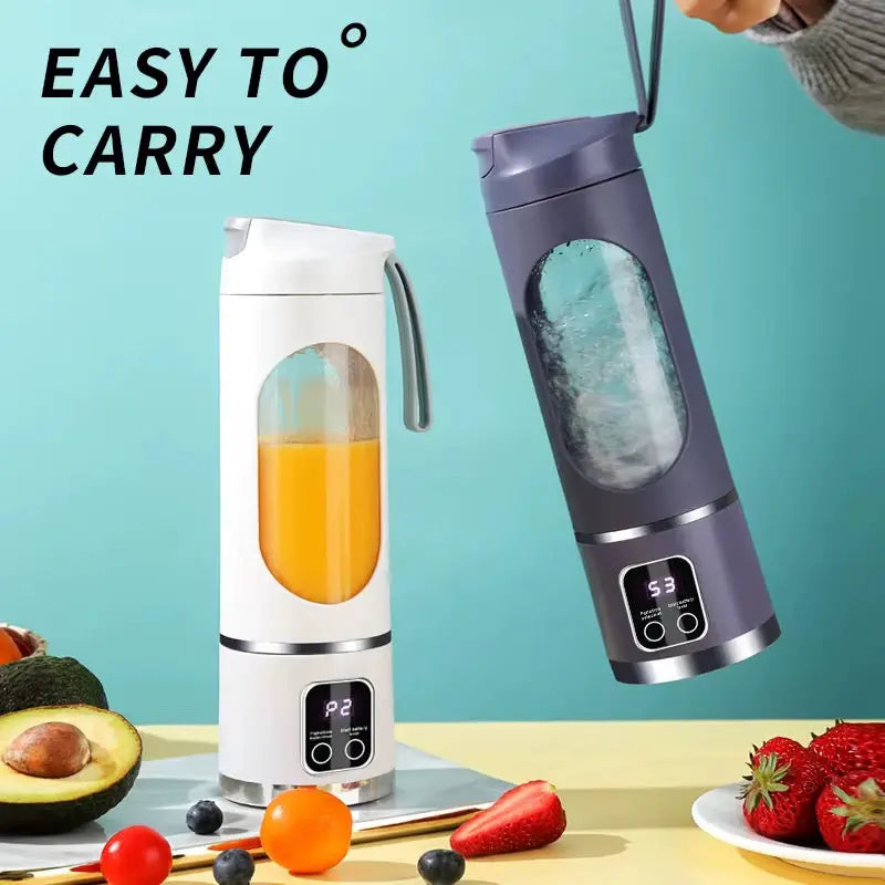 450ml Portable Rechargeable Blender & Ice Crusher Bottle
