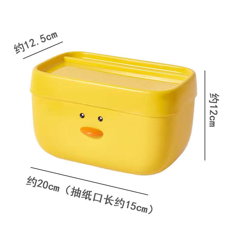 Cute Chick Face Wall Mounted Tissue Box