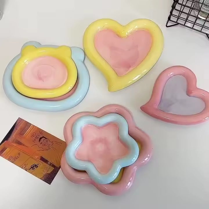 Creative Art Color Ceramic Plate