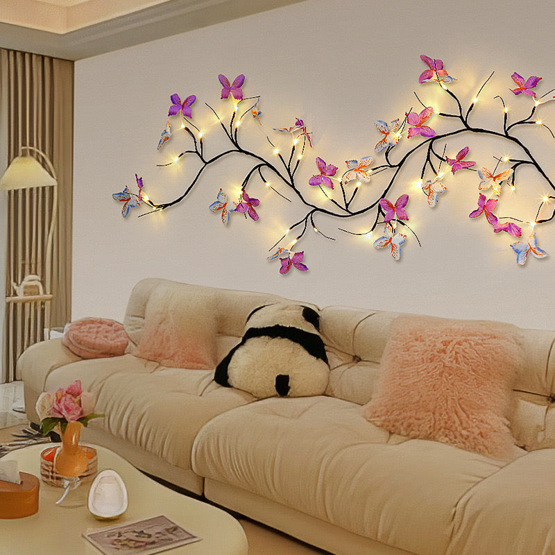 Butterfly Twig Branch Led Light