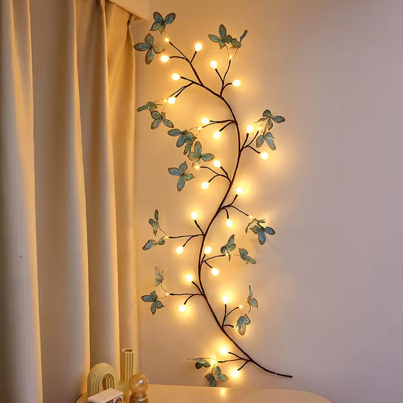 Butterfly & Berry Ball Twig Branch Led Light