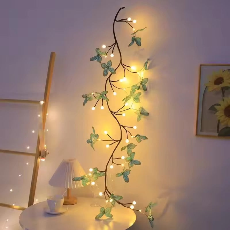 Butterfly & Berry Ball Twig Branch Led Light