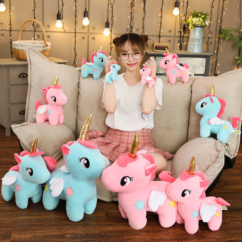 25CM Unicorn With Wings Plush Stuffed Toy