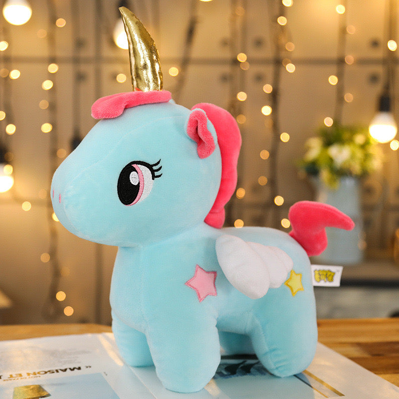 25CM Unicorn With Wings Plush Stuffed Toy