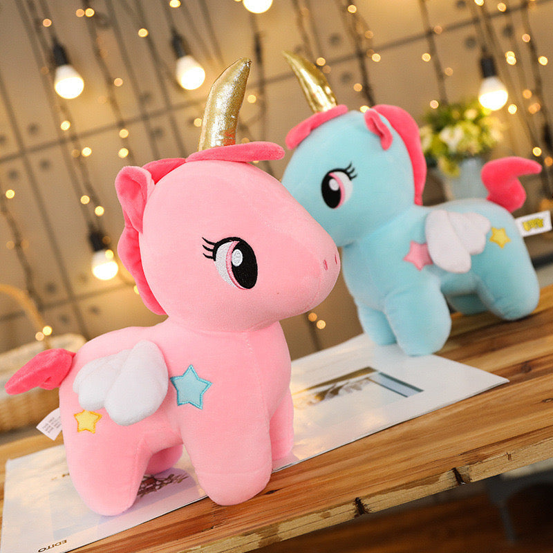 25CM Unicorn With Wings Plush Stuffed Toy