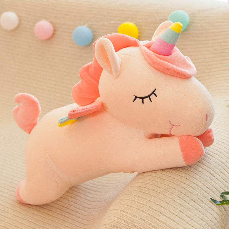 28CM Sleeping Unicorn Plush Stuffed Toy