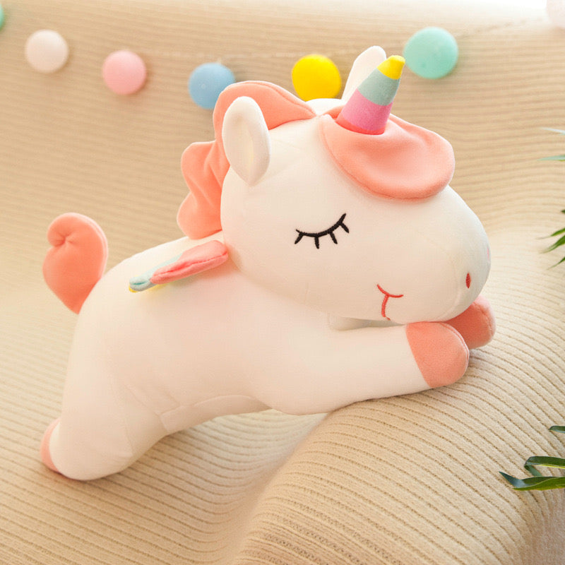 28CM Sleeping Unicorn Plush Stuffed Toy