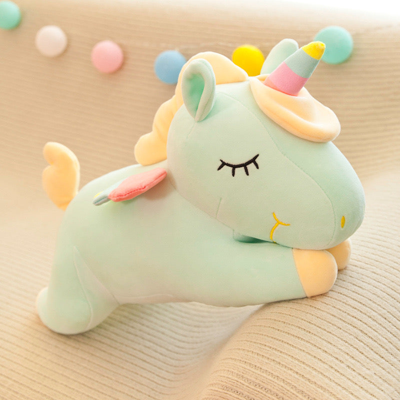 28CM Sleeping Unicorn Plush Stuffed Toy