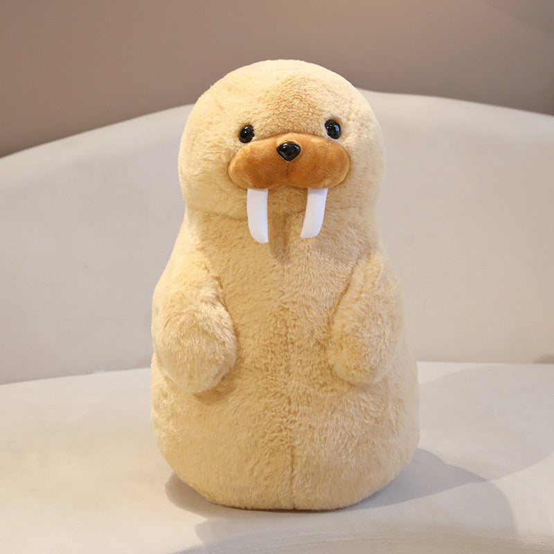 35CM Cute Penguin Walrus Plush Toys Stuffed Soft Animal Pillow Kawaii Toys