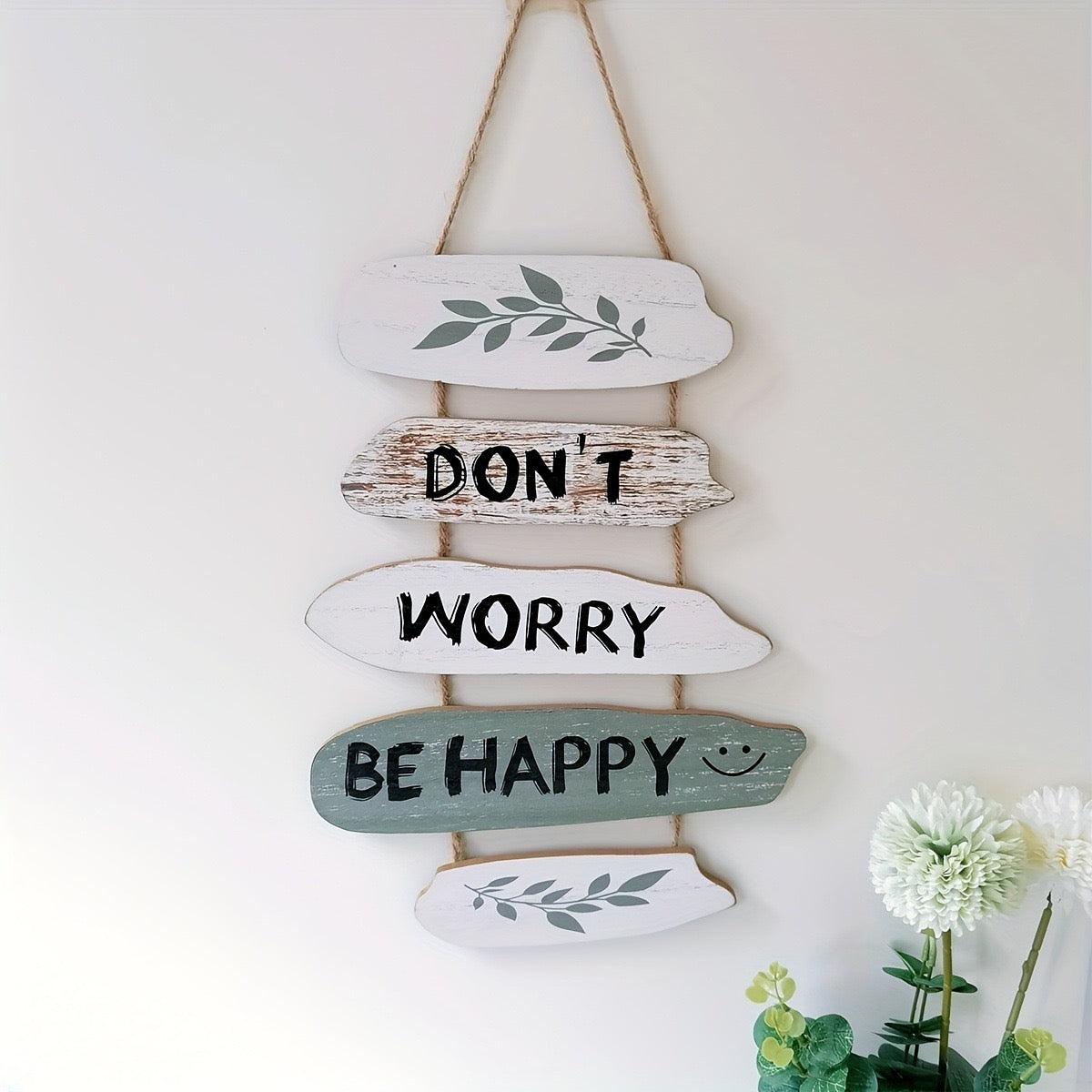 Don't Worry Be Happy Wall Hanging Plaque Sign