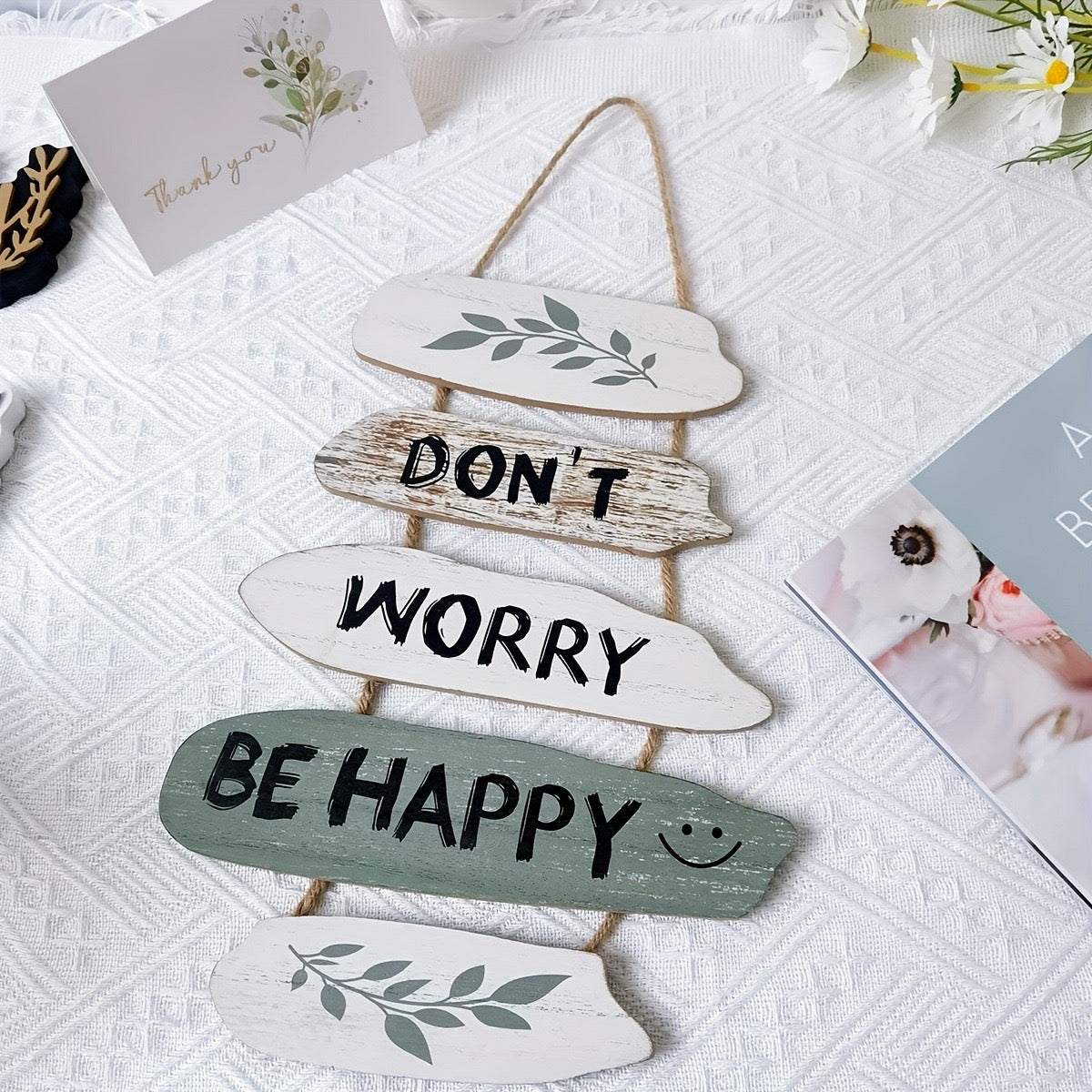 Don't Worry Be Happy Wall Hanging Plaque Sign