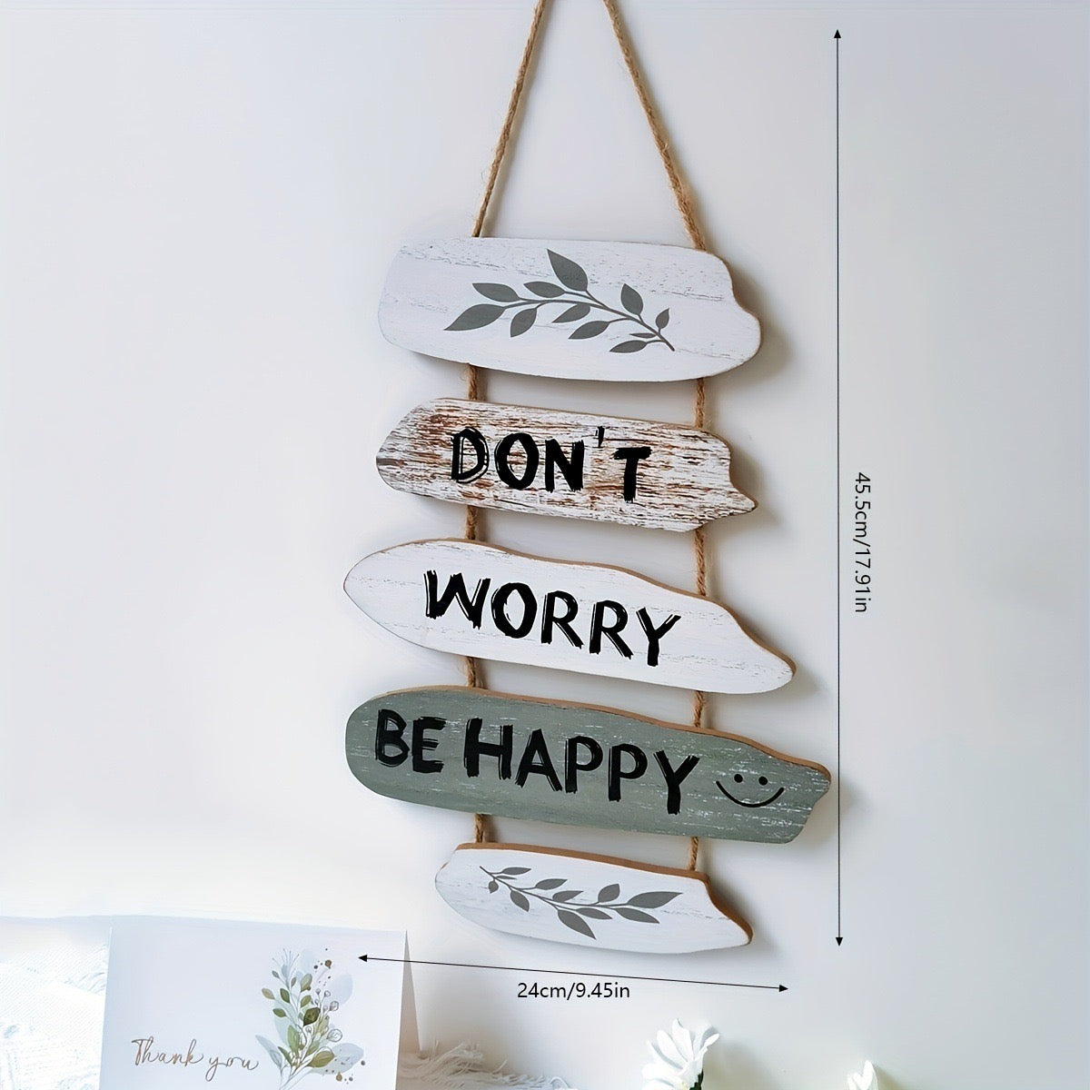 Don't Worry Be Happy Wall Hanging Plaque Sign