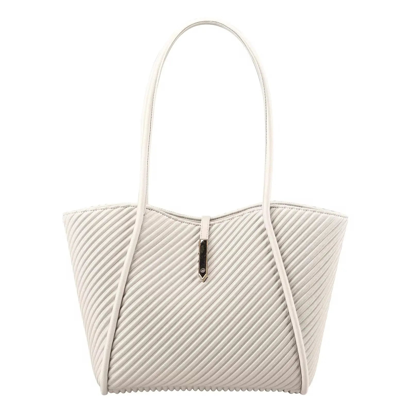 Women’s Pleated Shoulder Tote Bag Lightweight Large Capacity Fashion Handbag for Everyday Work & Travel Sparkels  Sparkels